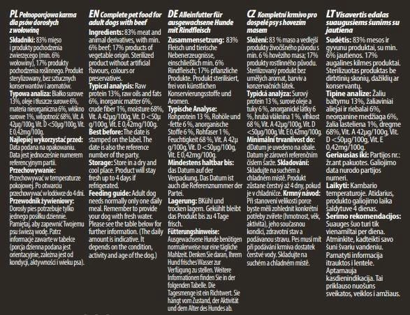 Hektor Premium - Barre D'alimentation Pour Chiens Mix Bœuf-Poulet 20x900g 4 Hektor Premium - Barre D'alimentation Pour Chiens Mix Bœuf-Poulet 20x900g – Image 4