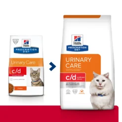 Hills Hill's PD Prescription Diet Feline C/d Poulet Urinary Stress 1,5kg