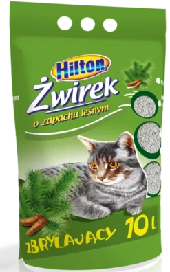 Hilton Litière Agglomérante à Base De Bentonite Pour Chats Forest 10l