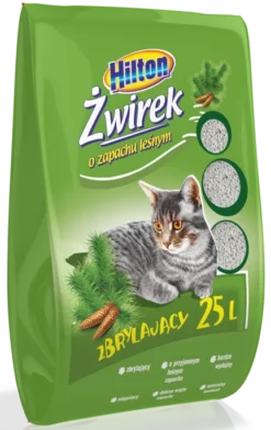 Hilton Litière Agglomérante à La Bentonite Pour Chats Forêt 25l/22,5kg