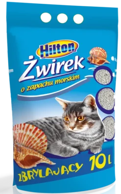 Hilton Litière Agglomérante à La Bentonite Pour Chats Marins 10l