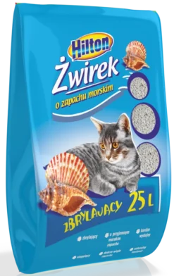 Hilton Litière Agglomérante à La Bentonite Pour Chats Marins 25l