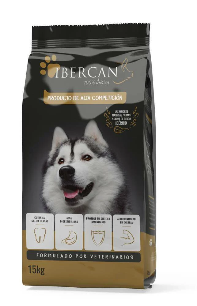 IBERCAN Pour Chiens Adultes Avec Viande De Bœuf 15kg 1 IBERCAN Pour Chiens Adultes Avec Viande De Bœuf 15kg