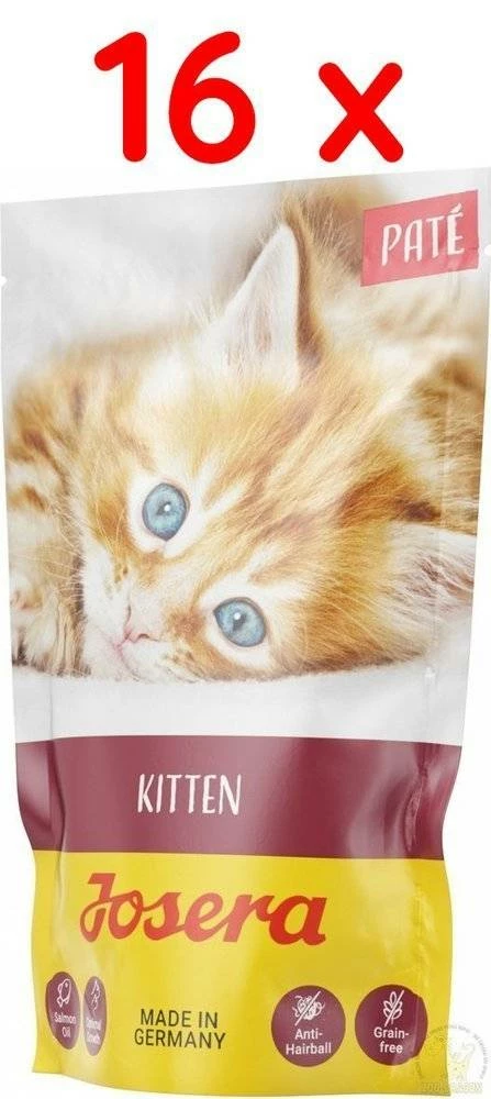 Josera Pate Chaton à L'huile De Saumon 16x85g 1 Josera Pate Chaton à L'huile De Saumon 16x85g