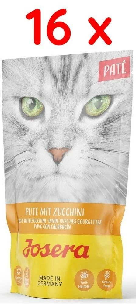 Josera Paté De Dinde Avec Des Courgettes 16x85g 1 Josera Paté De Dinde Avec Des Courgettes 16x85g