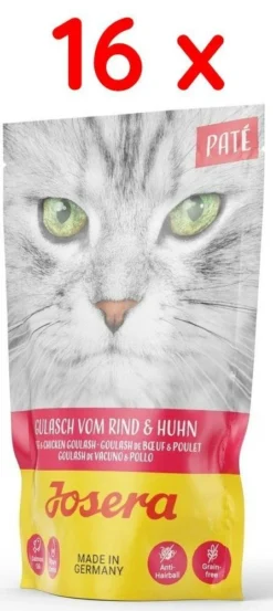 Josera Paté De Bœuf & Poulet 16x85g