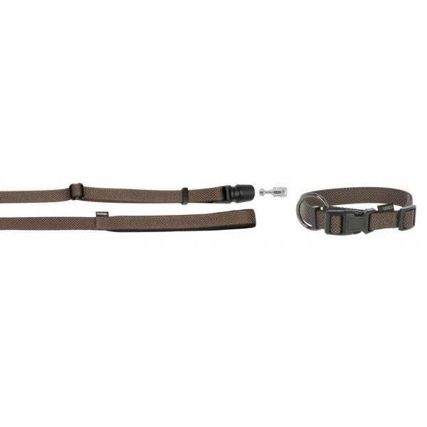 KERBL GoLeyGo 2.0 Ensemble Laisse + Collier Marron Pour Chien 20mm X 40-65cm, M 1 KERBL GoLeyGo 2.0 Ensemble Laisse + Collier Marron Pour Chien 20mm X 40-65cm, M