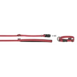 KERBL GoLeyGo 2.0 Ensemble Laisse + Collier Rouge Pour Chien 10mm X 29-45cm, S