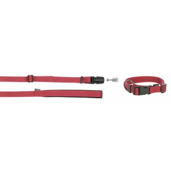 KERBL GoLeyGo 2.0 Ensemble Laisse + Collier Rouge Pour Chien 20mm X 40-65cm, M 1 KERBL GoLeyGo 2.0 Ensemble Laisse + Collier Rouge Pour Chien 20mm X 40-65cm, M