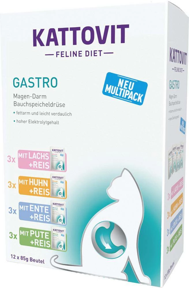 Kattovit- Multipack Gastro - 12x85g 1 Kattovit- Multipack Gastro - 12x85g
