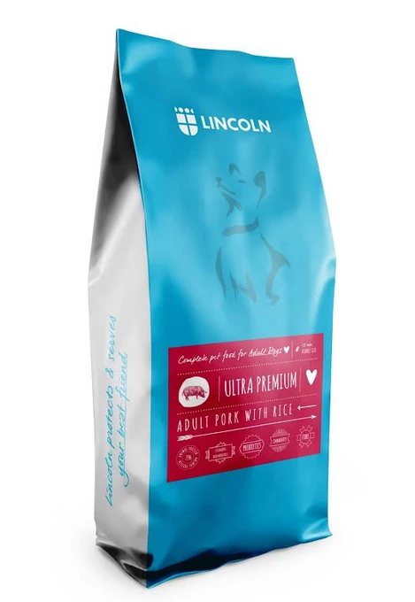 LINCOLN Adult Porc Avec Du Riz 3kg+Surprise Gratuite Pour Chien 1 LINCOLN Adult Porc Avec Du Riz 3kg+Surprise Gratuite Pour Chien