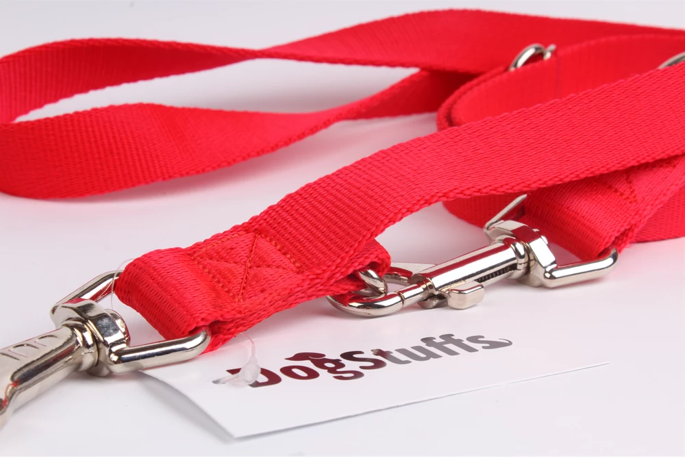 Laisse Réglable DogStuffs - Rouge 15mm/220cm 4 Laisse Réglable DogStuffs - Rouge 15mm/220cm – Image 4