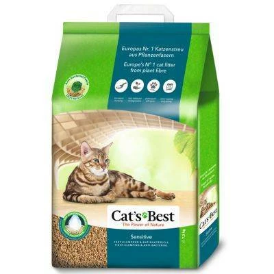 Litière Cat's Best Sensitive Pour Chat 20l / 7,2kg 1 Litière Cat's Best Sensitive Pour Chat 20l / 7,2kg