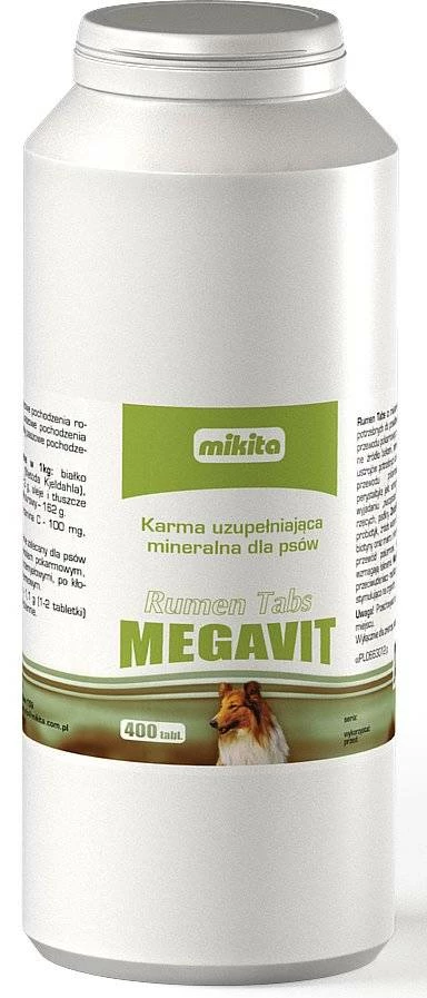 MIKITA Rumen Tabs Megavit 400 Comprimés 1 MIKITA Rumen Tabs Megavit 400 Comprimés
