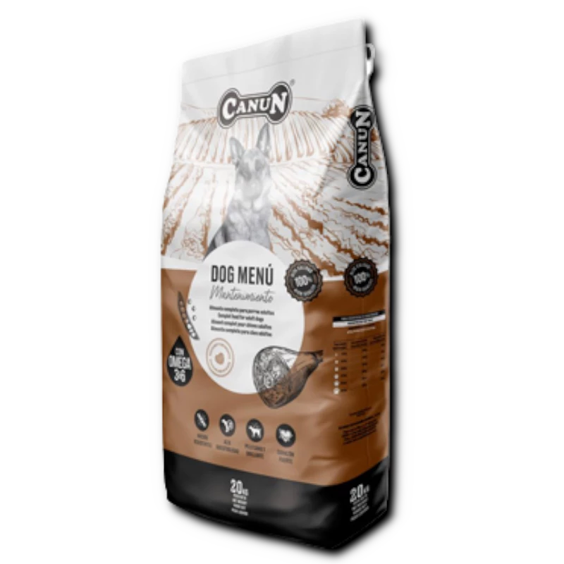 Menu Chien Canun 20kg Nourriture Pour Chien Avec Du Bœuf (30% De Viande) 1 Menu Chien Canun 20kg Nourriture Pour Chien Avec Du Bœuf (30% De Viande)