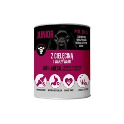 Mr.BIG Junior Morceaux En Sauce Avec Du Veau 10x400g Pour Chiens 7 Mr.BIG Junior Morceaux En Sauce Avec Du Veau 10x400g Pour Chiens -Zooart Elegant Boutique fre pl Mr BIG Junior morceaux en sauce avec du veau 400g pour chiens 28715 1