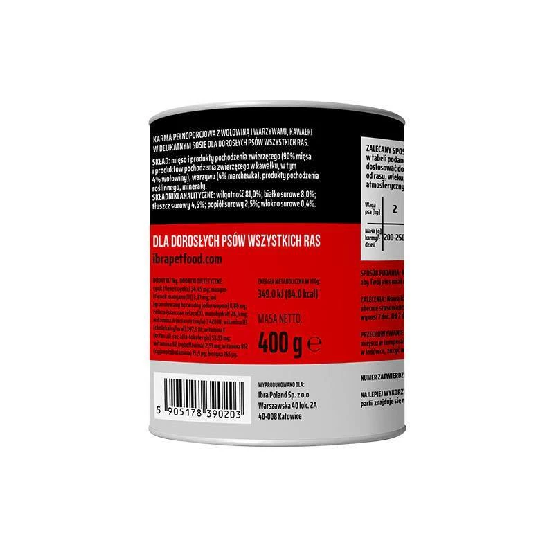 Mr.BIG Morceaux En Sauce Avec Du Boeuf 10x400g Pour Chiens 3 Mr.BIG Morceaux En Sauce Avec Du Boeuf 10x400g Pour Chiens – Image 3