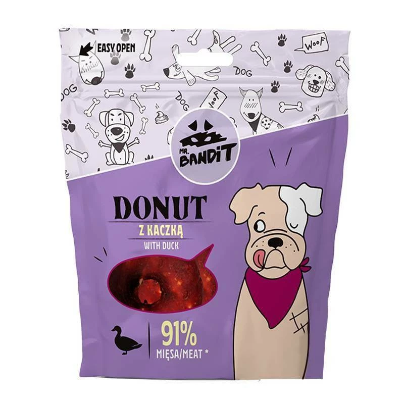 Mr Bandit - Donut - Avec Canard 500g X12 2 Mr Bandit - Donut - Avec Canard 500g X12 – Image 2