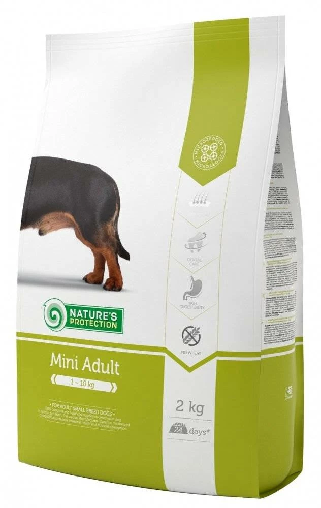 NATURES PROTECTION Mini Adulte 2kg 1 NATURES PROTECTION Mini Adulte 2kg
