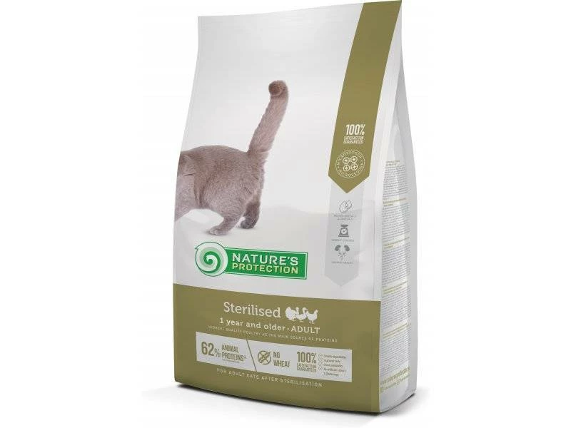 Nature’s Protection Sterilised Poultry Adult Cat 7kg 1 Nature’s Protection Sterilised Poultry Adult Cat 7kg