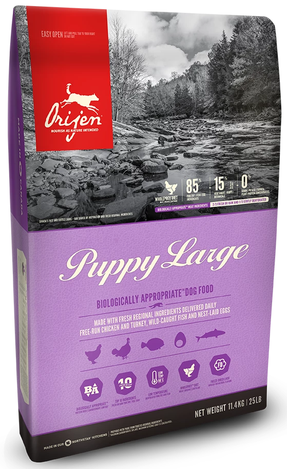 Orijen Dog Puppy Large 11,4kg 1 Orijen Dog Puppy Large 11,4kg