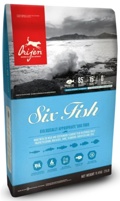Orijen Six Fish Dog 11,4kg -Zooart Elegant Boutique fre pl Orijen Six Fish Dog 11 4kg 9374 1