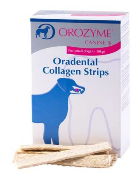Orozyme - Tampons Nettoyants Au Collagène Pour Chiens Taille S 224g 1 Orozyme - Tampons Nettoyants Au Collagène Pour Chiens Taille S 224g