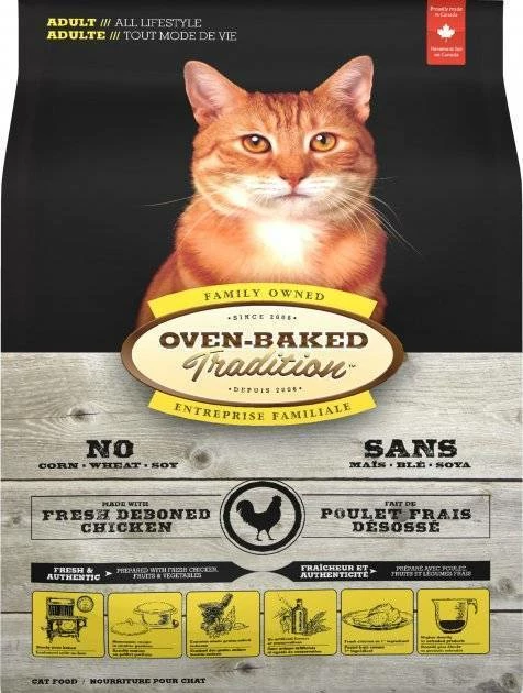 Oven Baked Tradition Cat Food Adults Of All Life Style With Chicken Au Poulet 1,13kg 1 Oven Baked Tradition Cat Food Adults Of All Life Style With Chicken Au Poulet 1,13kg