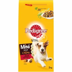 PEDIGREE Vital Protection Croquettes Mini Au Bœuf 2kg Chien Adulte <10kg