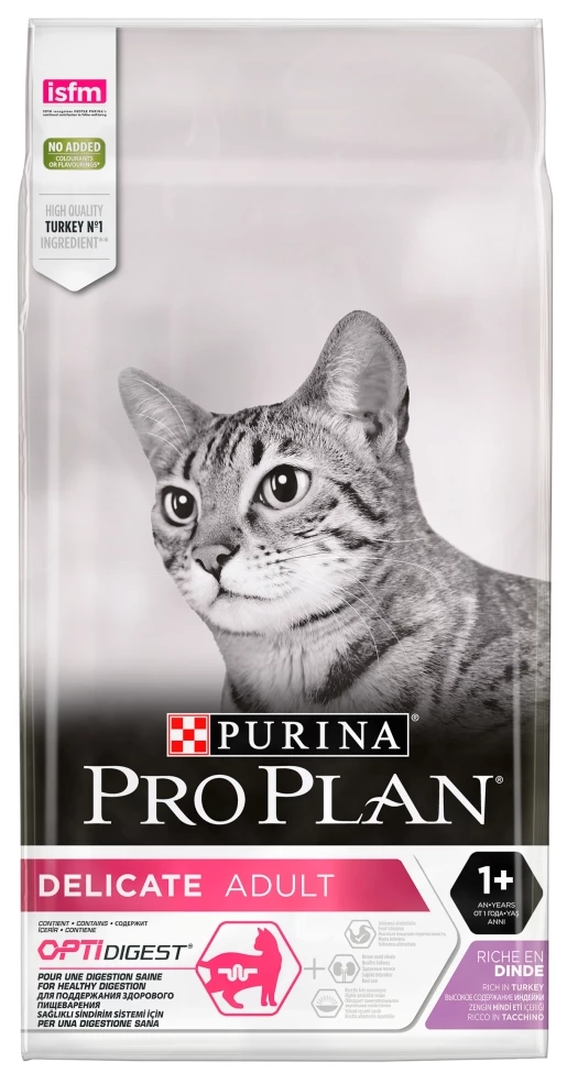 PURINA PRO PLAN PRO PLAN Delicate Digestion Aliments Pour Chats Riches En Dinde 10kg 2 PURINA PRO PLAN PRO PLAN Delicate Digestion Aliments Pour Chats Riches En Dinde 10kg – Image 2