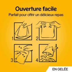 Pedigree Croquettes Humides En Gelée Pour Chiens Adultes Saveurs Variées (boeuf, Poulet, Agneau, Volaille) 40x100g -Zooart Elegant Boutique fre pl Pedigree Croquettes humides en gelee pour chiens adultes Saveurs variees boeuf poulet agneau volaille 40x100g 10101 2