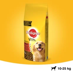 Pedigree Croquettes Pour Chiens Adultes De Race Moyenne Avec Boeuf Et Volaille 15kg -Zooart Elegant Boutique fre pl Pedigree Croquettes pour chiens adultes de race moyenne avec boeuf et volaille 15kg 14100 2