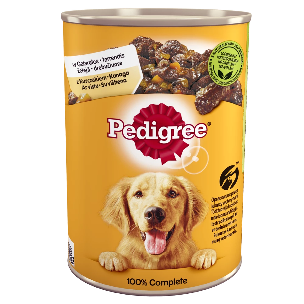 Pedigree Nourriture Humide Pour Chiens Adultes Avec Poulet Et Légumes En Gelée 400g X24 4 Pedigree Nourriture Humide Pour Chiens Adultes Avec Poulet Et Légumes En Gelée 400g X24 – Image 4