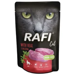 RAFI Cat Adult Avec Veau 100g X12