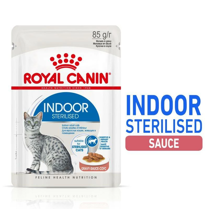 ROYAL CANIN Indoor Sterilised Sauce 12x85g 1 ROYAL CANIN Indoor Sterilised Sauce 12x85g