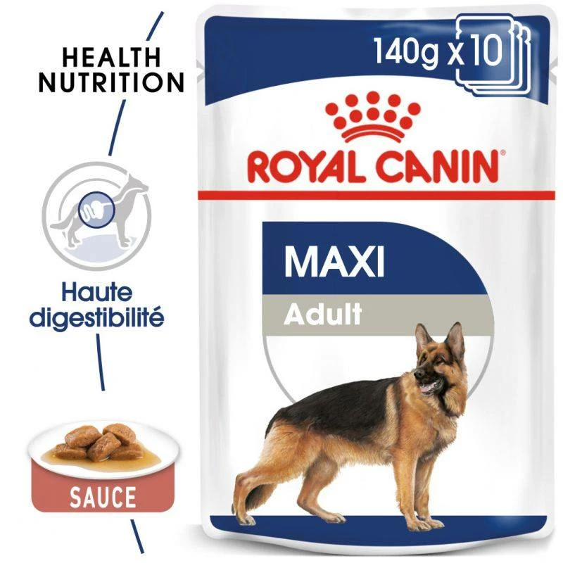 ROYAL CANIN Maxi Adult 10x140g 1 ROYAL CANIN Maxi Adult 10x140g
