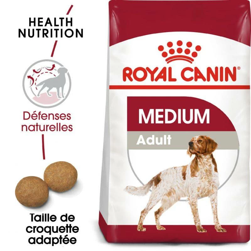 ROYAL CANIN Medium Adult 15kg + Surprise Gratuite Pour Votre Chien 1 ROYAL CANIN Medium Adult 15kg + Surprise Gratuite Pour Votre Chien