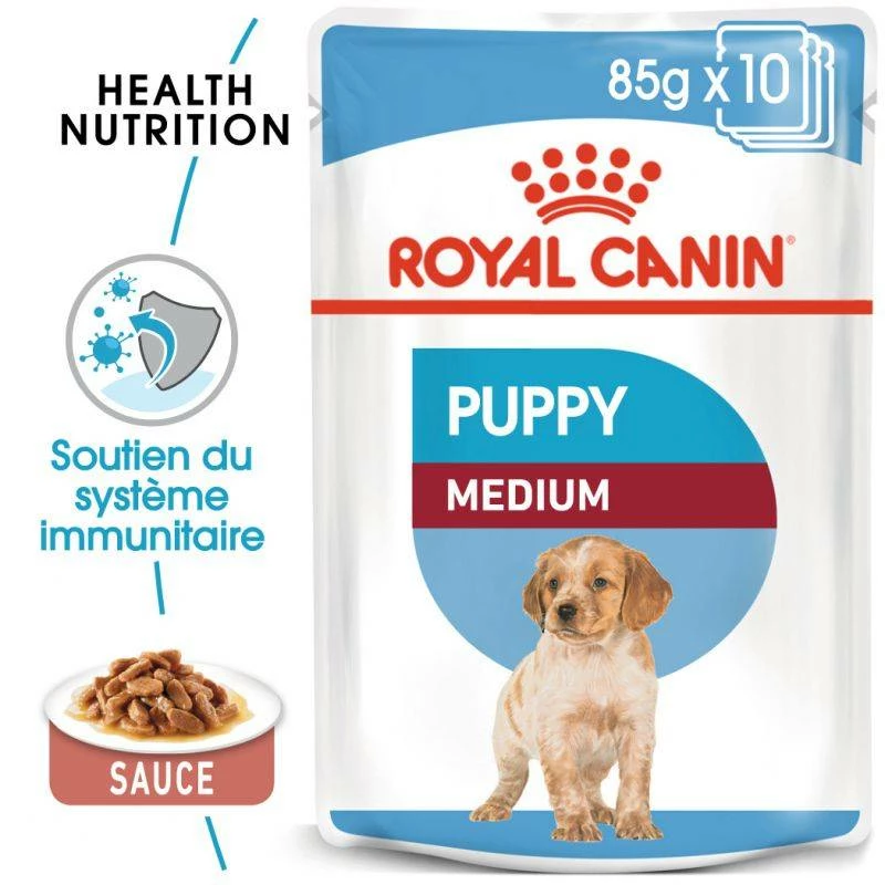 ROYAL CANIN Medium Puppy 10x140g 1 ROYAL CANIN Medium Puppy 10x140g