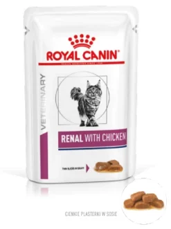 ROYAL CANIN Renal With Chicken (Poulet) 12x85g -Zooart Elegant Boutique fre pl ROYAL CANIN Renal with Chicken Poulet 12x85g 9117 4