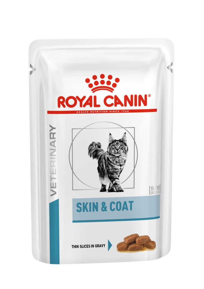 ROYAL CANIN Skin & Coat émincé En Sauce 12x85g 1 ROYAL CANIN Skin & Coat émincé En Sauce 12x85g
