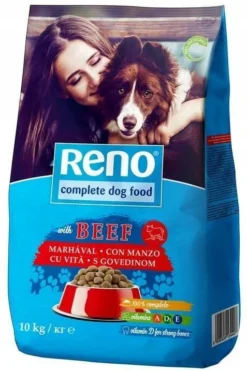 Reno Aliments Secs Pour Chiens Avec Boeuf 10kg