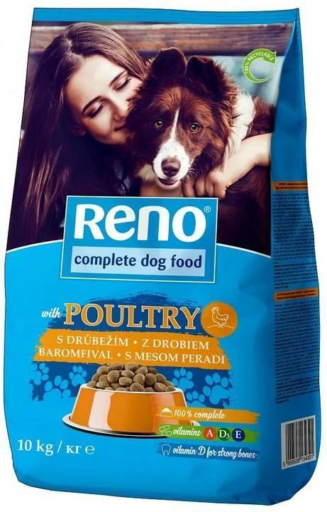 Reno Aliments Secs Pour Chiens Avec Poulet 10kg 1 Reno Aliments Secs Pour Chiens Avec Poulet 10kg