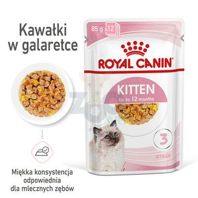 Royal Canin Kitten Instinctive En Gelée 12x85g 1 Royal Canin Kitten Instinctive En Gelée 12x85g