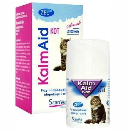 Scanvet Kalm Aid Gel Pour Chat 50 Ml 1 Scanvet Kalm Aid Gel Pour Chat 50 Ml