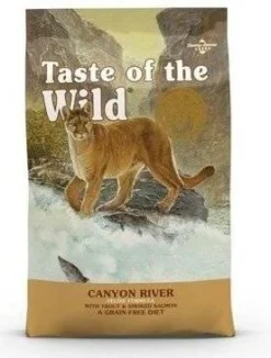 TASTE OF THE WILD Canyon River à La Truite & Saumon Sans Céréales Pour Chat 2kg -Zooart Elegant Boutique fre pl TASTE OF THE WILD Canyon River a la Truite Saumon Sans Cereales pour chat 2kg 11425 1