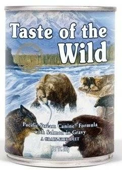 TASTE OF THE WILD Pacific Stream Pâtée Au Saumon Sans Céréales Pour Chien Adulte 390g X12