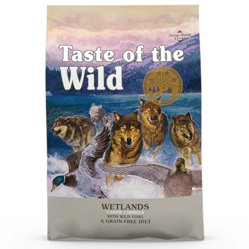 TASTE OF THE WILD Wetlands Au Canard Sans Céréales Pour Chien 12,2kg+Surprise Gratuit Pour Chien 3 TASTE OF THE WILD Wetlands Au Canard Sans Céréales Pour Chien 12,2kg+Surprise Gratuit Pour Chien – Image 3