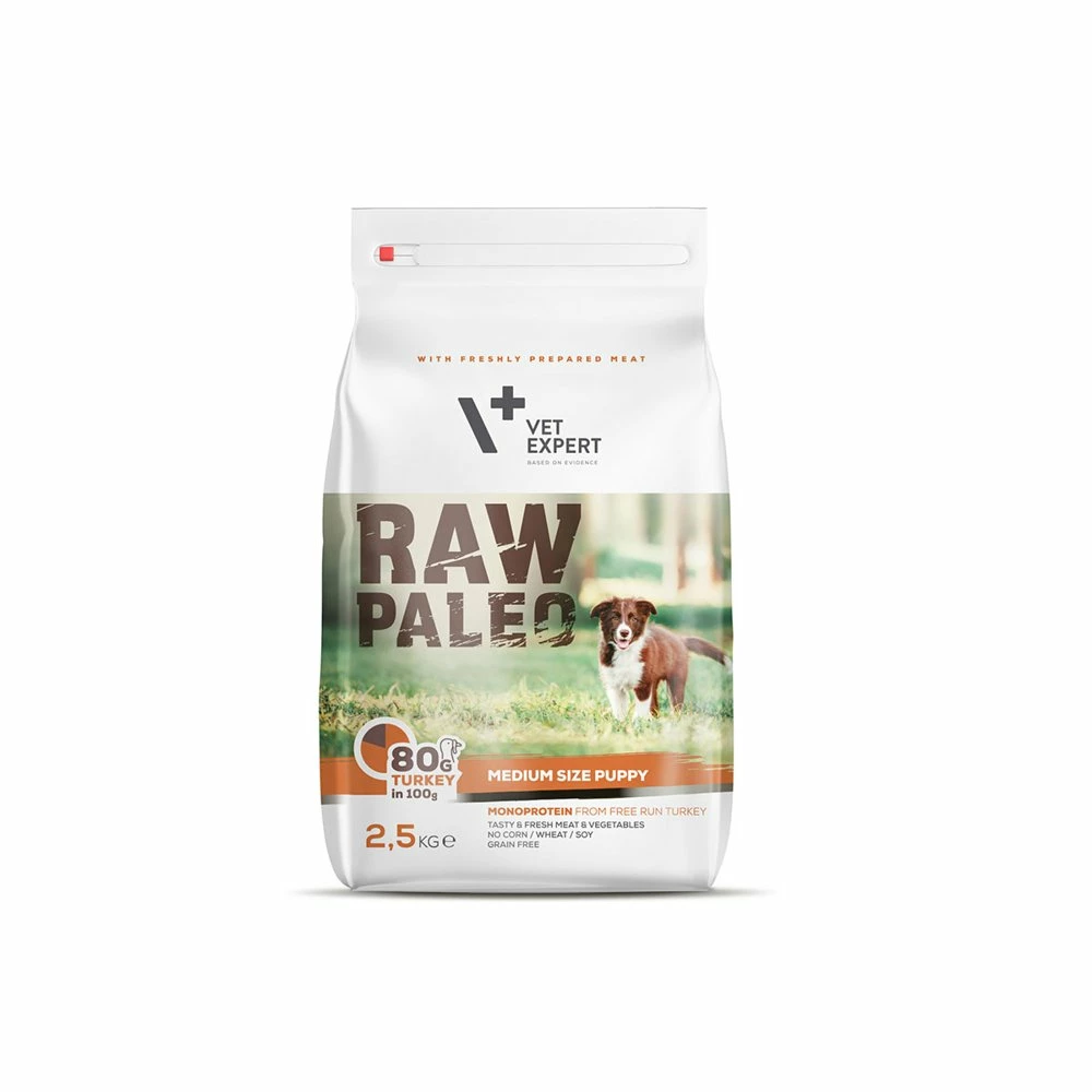 VETEXPERT Raw Paleo Puppy Medium 2,5kg 1 VETEXPERT Raw Paleo Puppy Medium 2,5kg