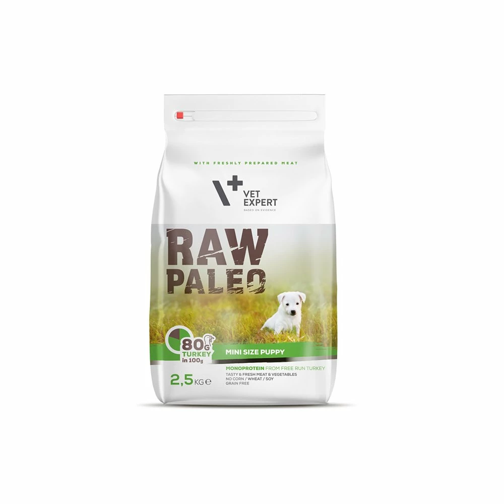 VETEXPERT Raw Paleo Puppy Mini 2,5kg 1 VETEXPERT Raw Paleo Puppy Mini 2,5kg
