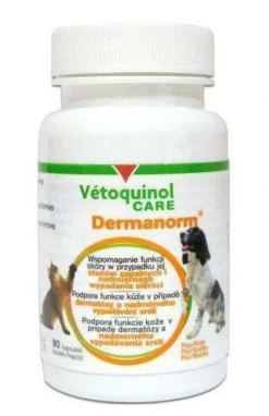 VETOQUINOL Dermanorm 90 Capsules